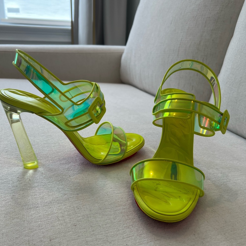 Christian Louboutin Loubi Duniss TPU
Leather Sandals